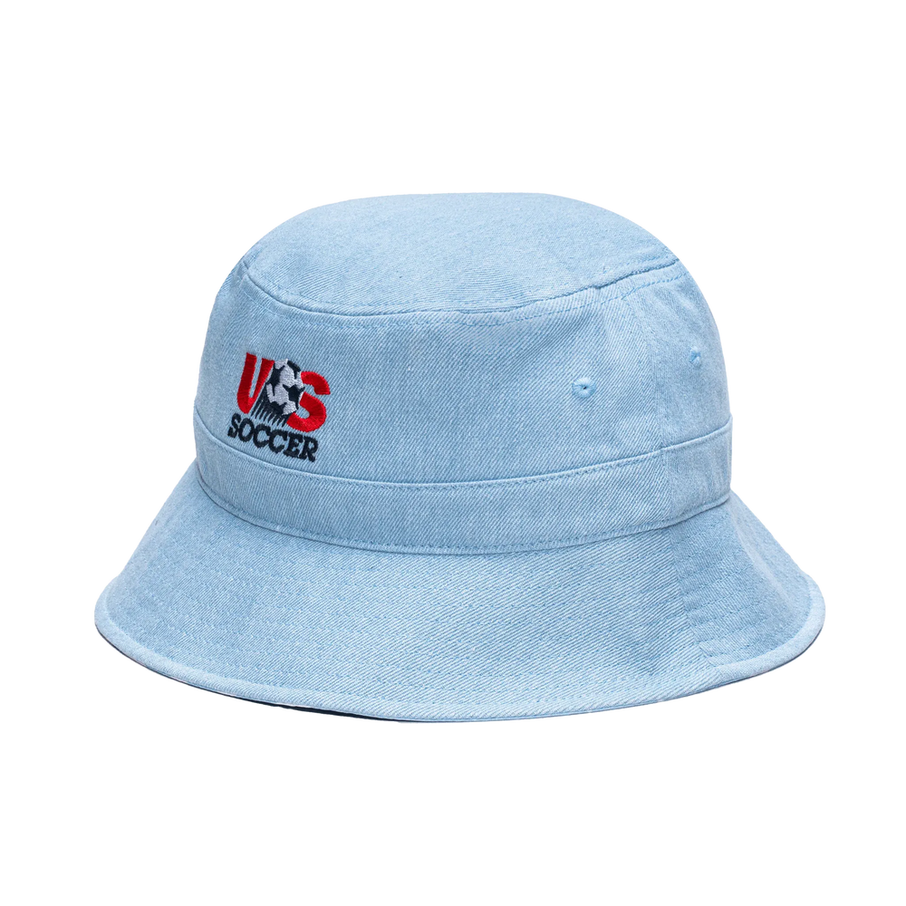 Fan Ink Collection USA Soccer "Making History" Bucket Hat Light Blue 