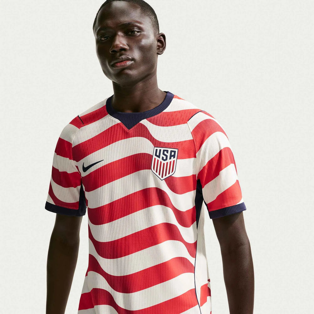 2026-27 USMNT Men's Authentic Home Soccer Jersey Sail/Midnight Navy/Midnight Navy 