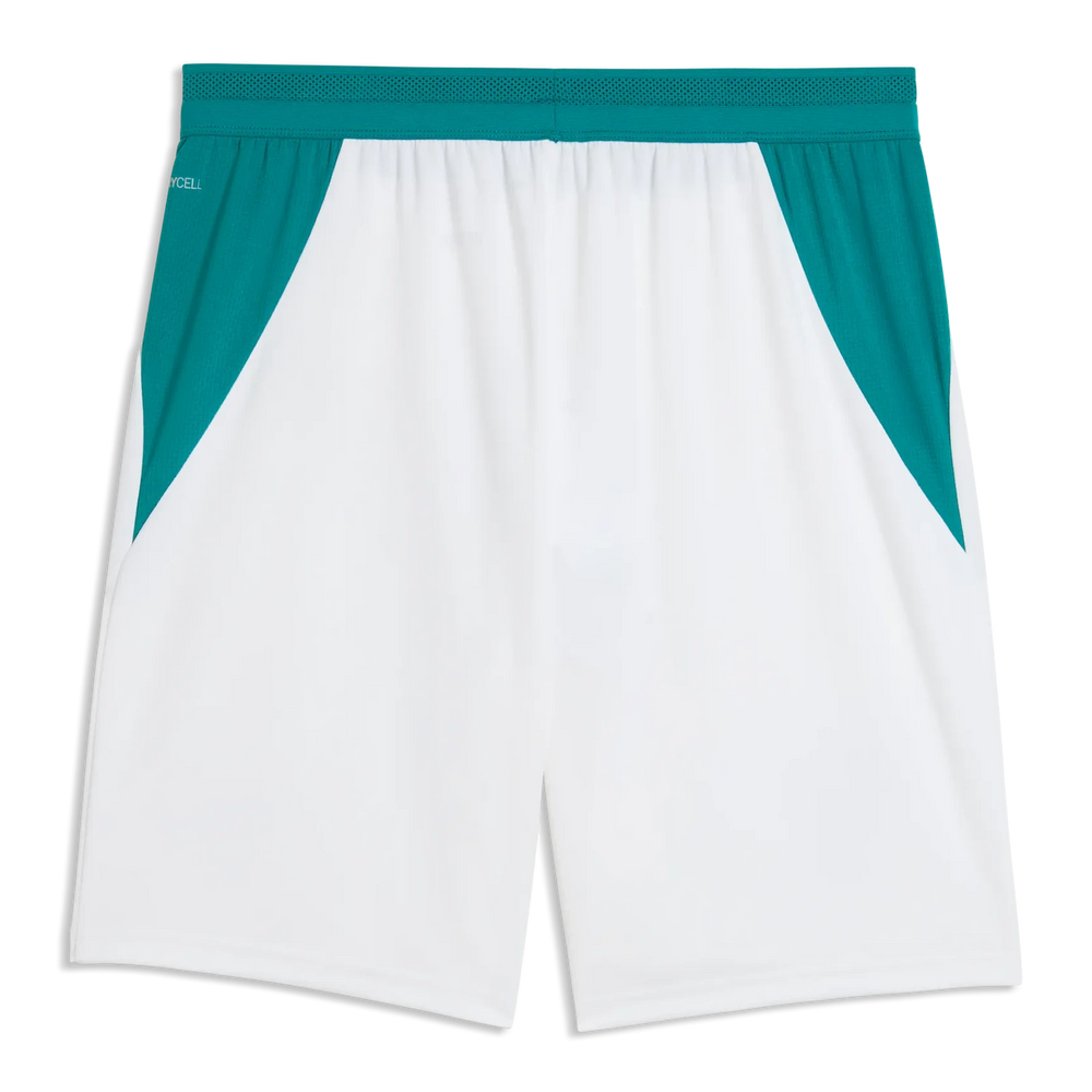 2026-27 Portugal Men's Stadium Away Shorts Puma White-Green Lagoon 