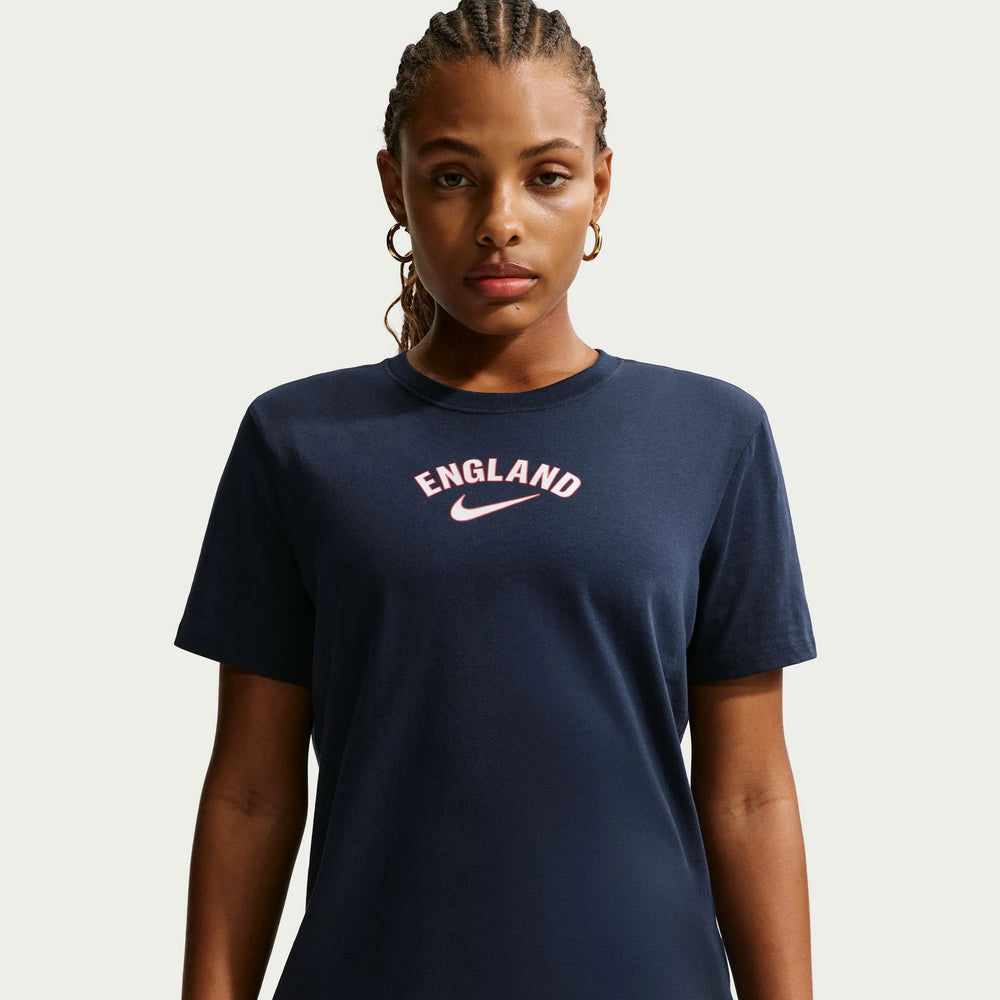 2026-27 England Women's Wordmark Tee Obsidian 