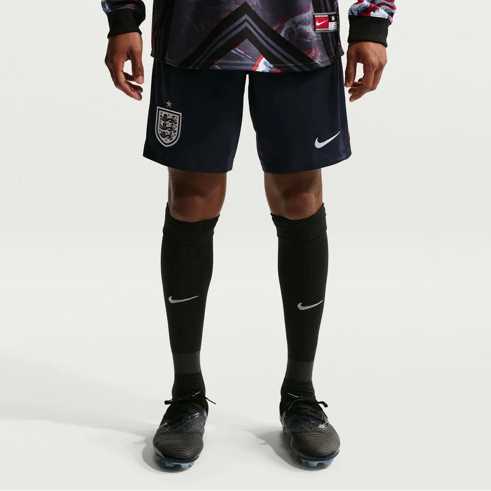 2026-27 England Men's Strike KZ Shorts Obsidian/Work Blue/White 