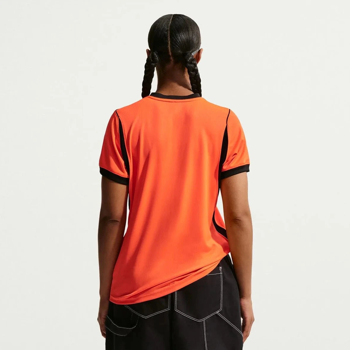 2026-27 Netherlands Women's Stadium Home Soccer Jersey Hyper Crimson/Black 
