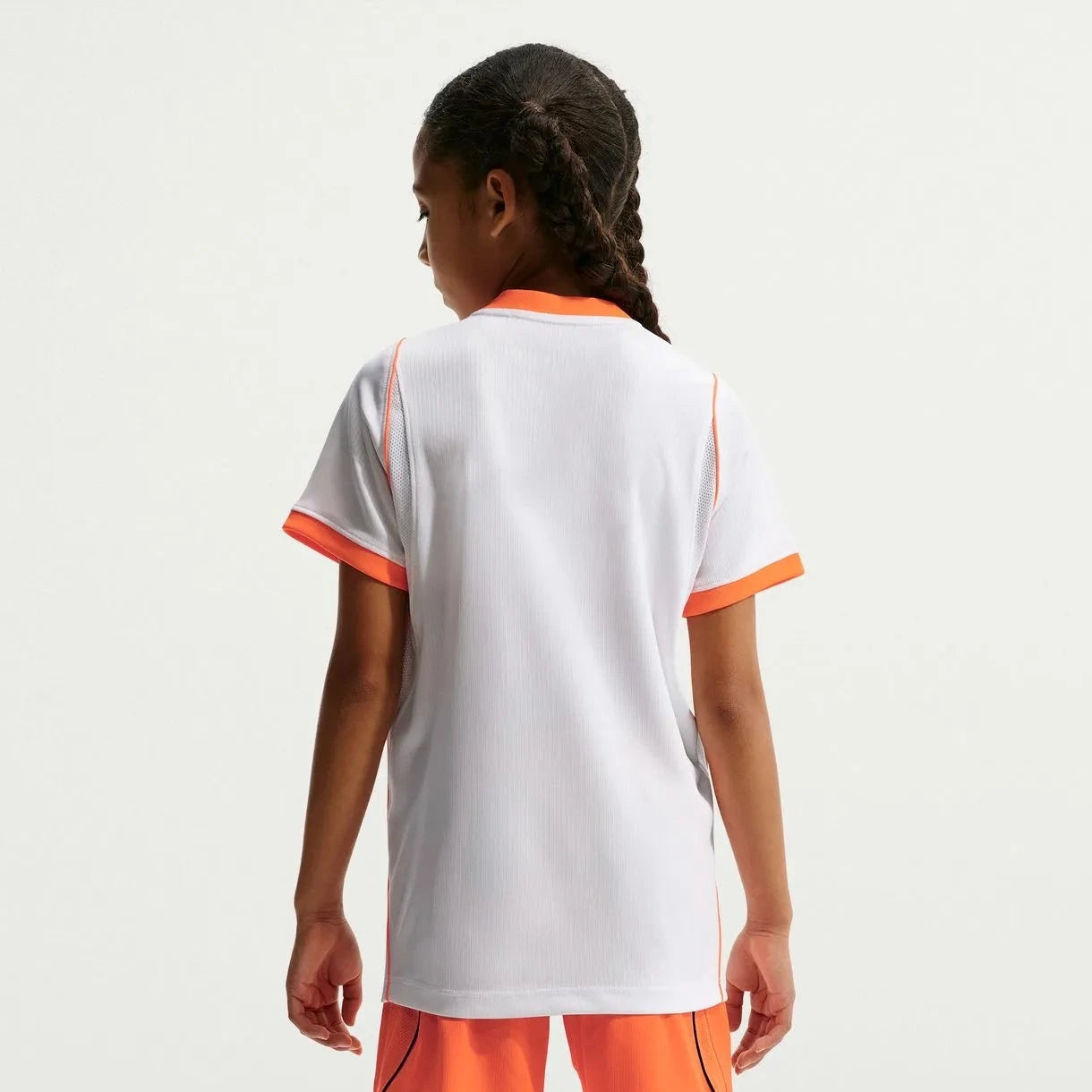 2026-27 Netherlands Youth Stadium Away Soccer Jersey White/Hyper Crimson/Black 