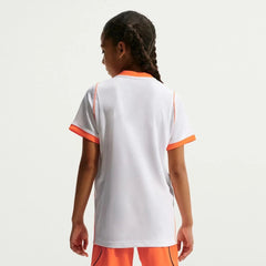 2026-27 Netherlands Youth Stadium Away Soccer Jersey White/Hyper Crimson/Black 