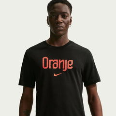 2026-27 Netherlands Men's Wordmark Tee Black 
