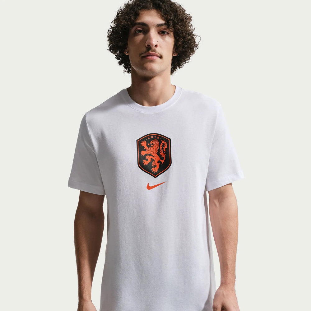 2026-27 Netherlands Men's Crest Tee White 