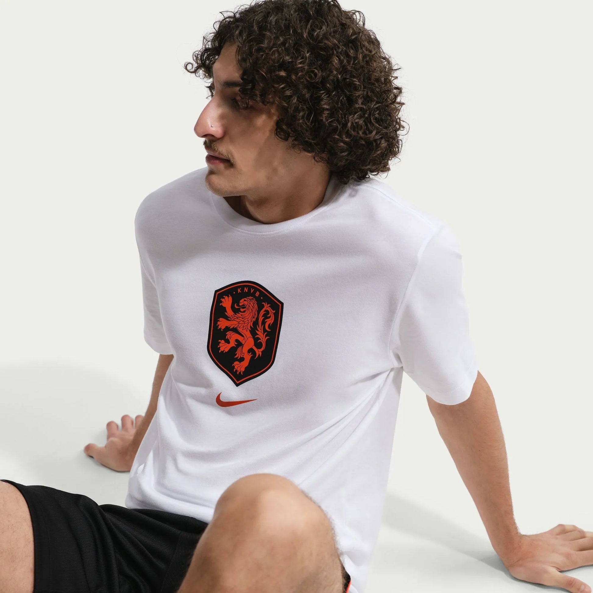 2026-27 Netherlands Men's Crest Tee White 