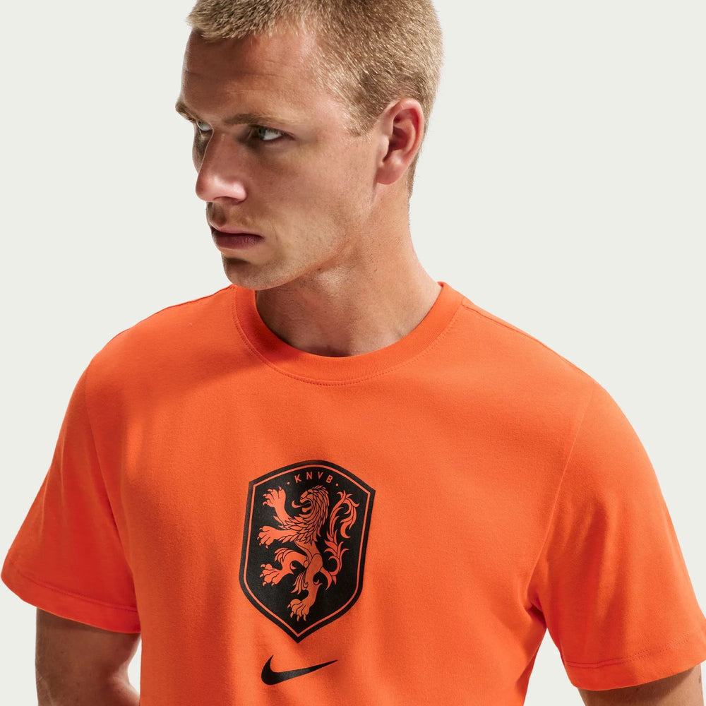 2026-27 Netherlands Men's Crest Tee Safety Orange 