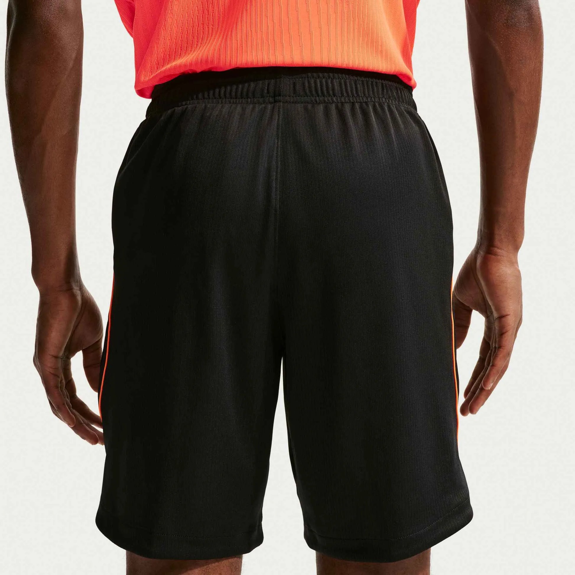 2026-27 Netherlands Men's Stadium Home Shorts Black/Hyper Crimson 