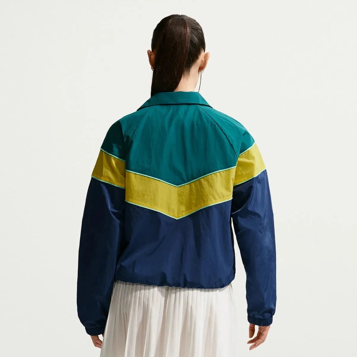 2026-27 Brazil Women's UV Woven Jacket Coastal Blue/Geode Teal/Midwest Gold/Midwest Gold 