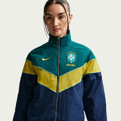 2026-27 Brazil Women's UV Woven Jacket Coastal Blue/Geode Teal/Midwest Gold/Midwest Gold 