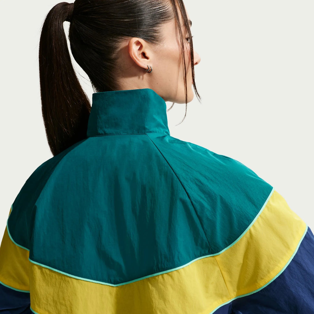 2026-27 Brazil Women's UV Woven Jacket Coastal Blue/Geode Teal/Midwest Gold/Midwest Gold 