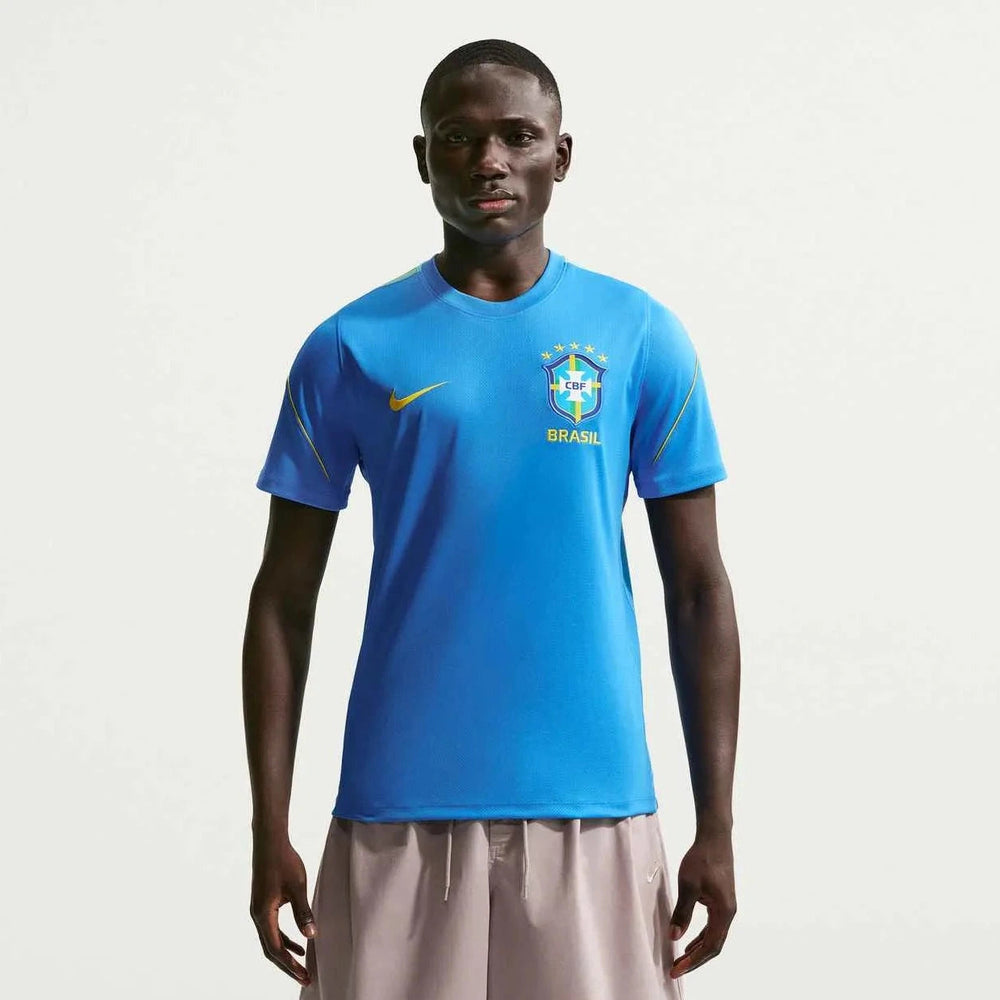 2026-27 Brazil Men's Strike Top LT Photo Blue/Light Menta/Midwest Gold 