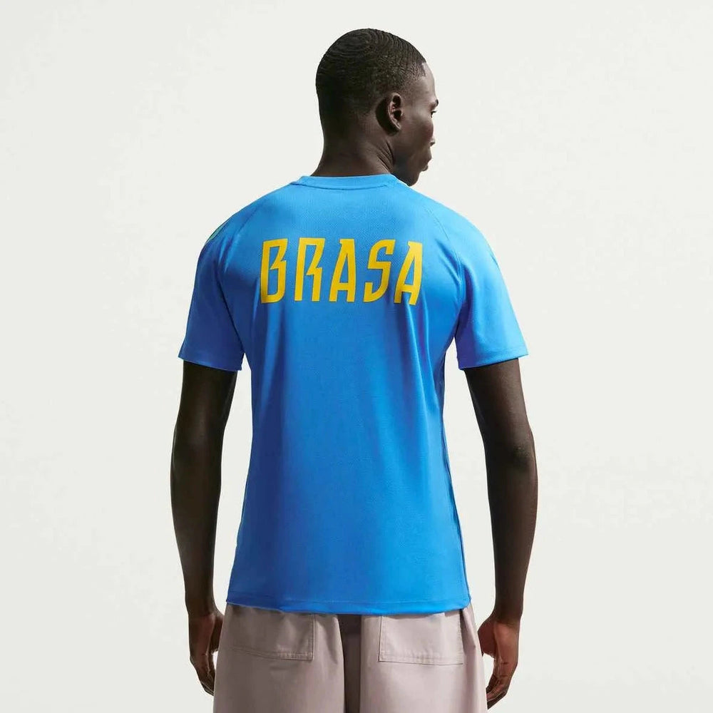 2026-27 Brazil Men's Strike Top LT Photo Blue/Light Menta/Midwest Gold 