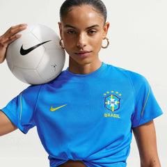 2026-27 Brazil Women's Strike Top Lt Photo Blue/Light Menta/Midwest Gold 