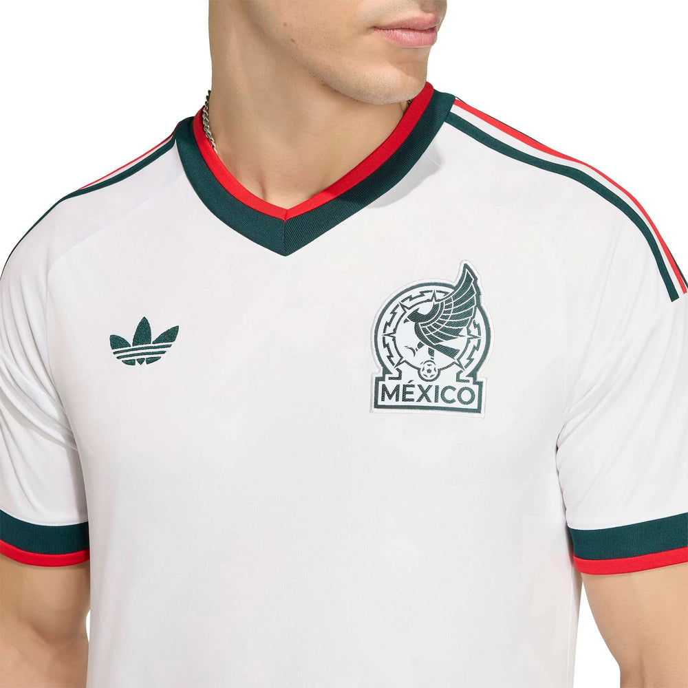 2026 Mexico Men's Stadium Away Soccer Jersey White 