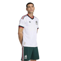2026 Mexico Men's Authentic Away Soccer Jersey White 