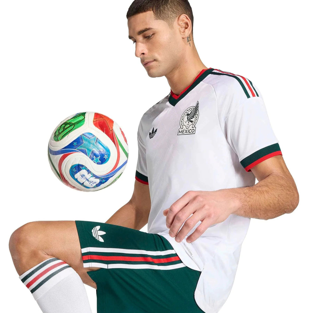 2026 Mexico Men's Authentic Away Soccer Jersey White 