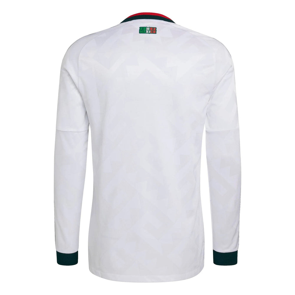 2026 Mexico Men's Authentic Away Long-Sleeve Soccer Jersey White 