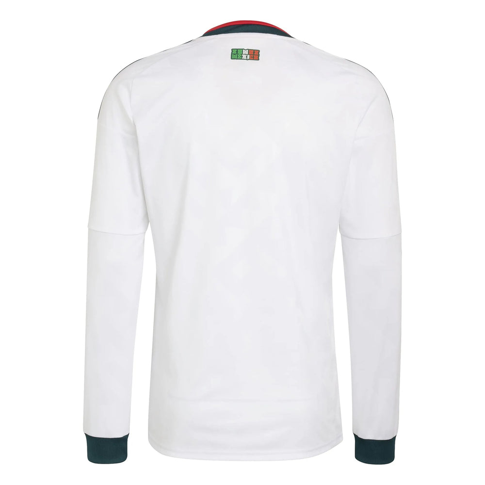 2026 Mexico Men's Stadium Away Long-Sleeve Soccer Jersey White 