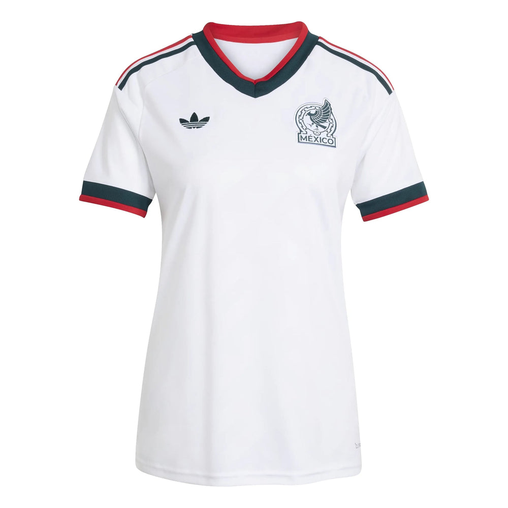 2026 Mexico Women's Stadium Away Soccer Jersey White 